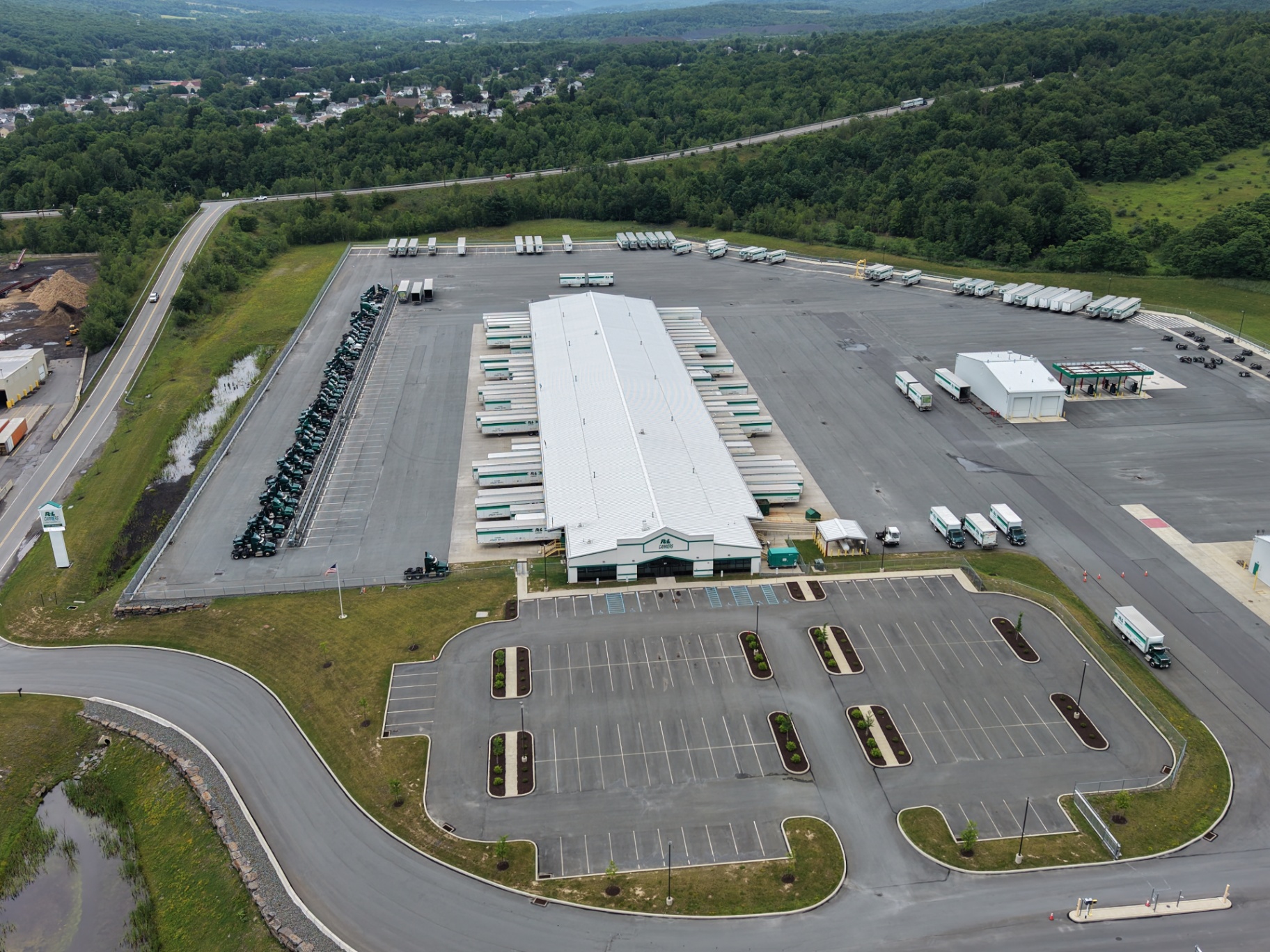 Aerial industrial site inspection