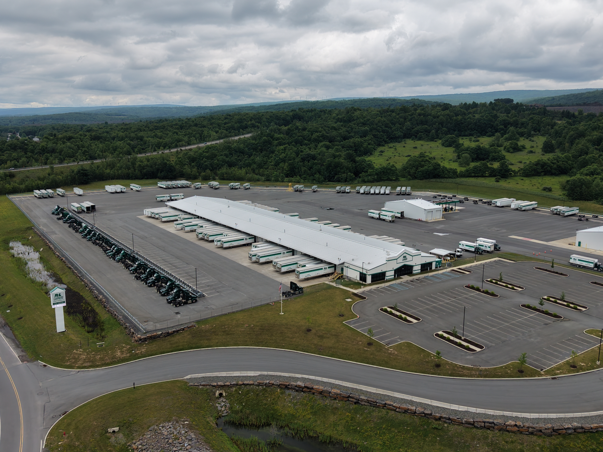 Logistics Terminal Aerial